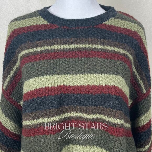 Extremely Rare Stripe Sweater ASO Joey Tribbiani Friends 90s Striped Crew Neck - Picture 10 of 10